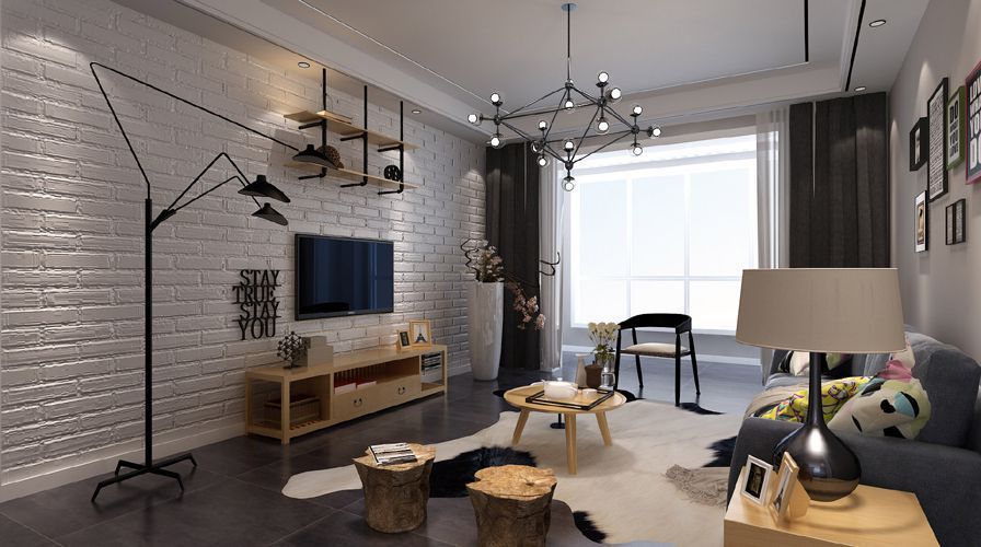 石家莊裝修案例恒大御景半島 混搭風格 94平