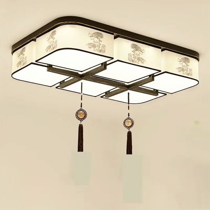 新中式 臥室客廳 節能 吸頂燈